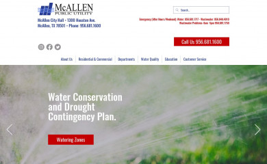 mcallenpublicutility.com screenshot