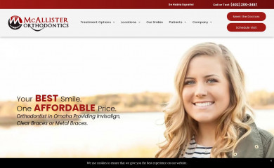 mcallisterortho.com screenshot