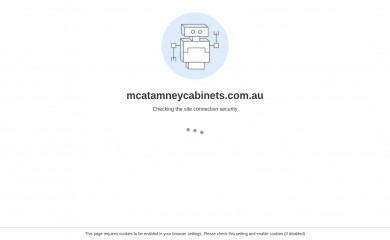 mcatamneycabinets.com.au screenshot