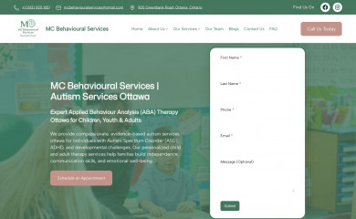 mcbehaviourservices.com screenshot