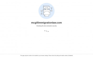 mcgillimmigrationlaw.com screenshot