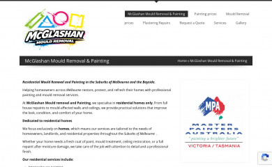 mcglashanpainting.com.au screenshot