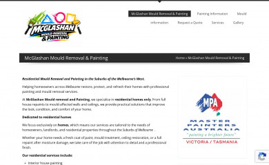 mcglashanpainting.com.au screenshot