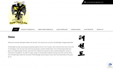 mcknighttkd.co.uk screenshot