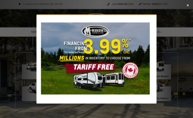 mckenzietrailers.com screenshot