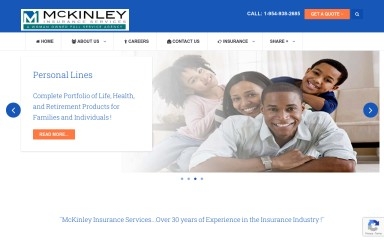 mckinleyinsurance.com screenshot