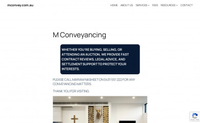 mconvey.com.au screenshot