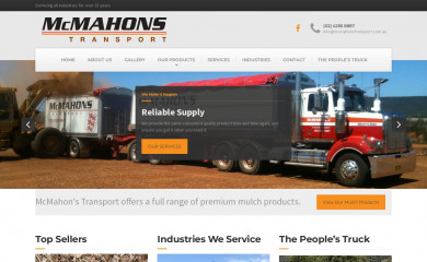 mcmahonstransport.com.au screenshot