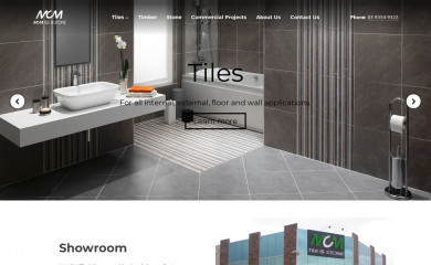 mcmtile.com.au screenshot
