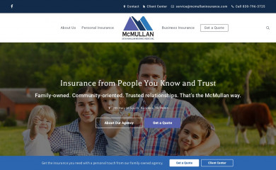 mcmullaninsurance.com screenshot