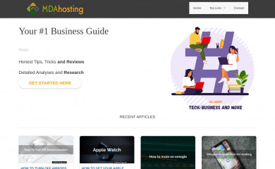 mdahosting.com screenshot