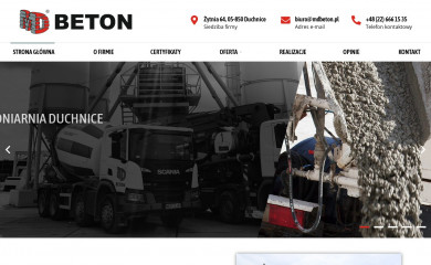 mdbeton.pl screenshot