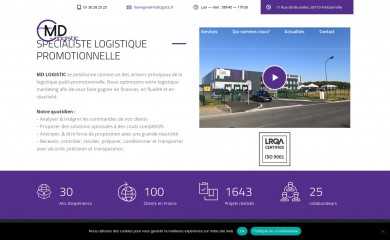 mdlogistic.fr screenshot