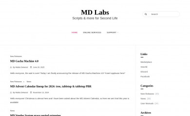 mdlabsonline.com screenshot