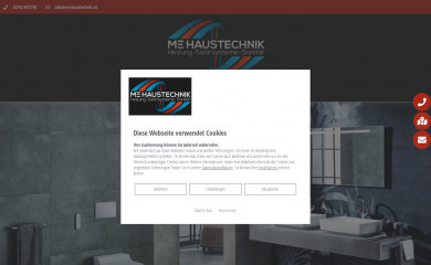 me-haustechnik.de screenshot