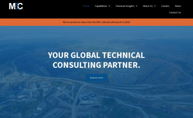 mecmining.com.au screenshot