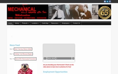 mechanicalsupply.com screenshot