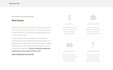 mechanicsusa.com screenshot