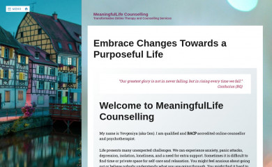 meaningfullifecounselling.com screenshot