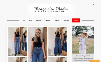 meagansmoda.com screenshot