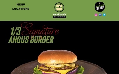 meatheadsburgers.com screenshot