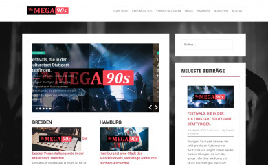 mega90er.de screenshot