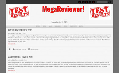 megareviewer.info screenshot