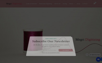 megridigitizing.co.uk screenshot