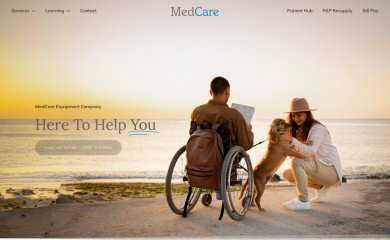 medcareequipment.com screenshot
