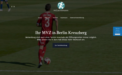 medizin-kreuzberg.de screenshot