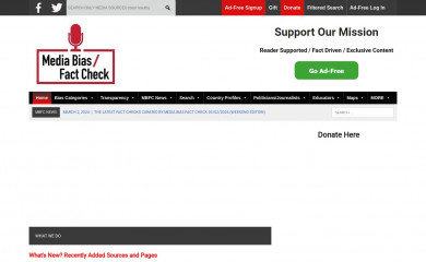 mediabiasfactcheck.com screenshot