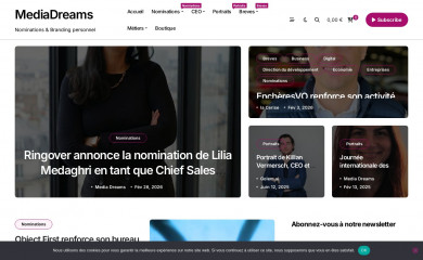 mediadreams.fr screenshot