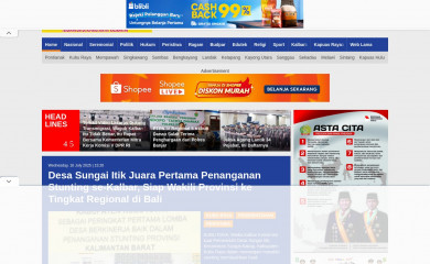 mediakalbarnews.com screenshot