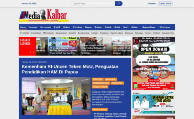 mediakalbarnews.com screenshot