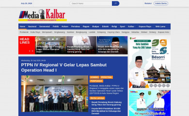mediakalbarnews.com screenshot