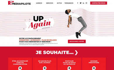 https://www.mediapilote.com/ screenshot