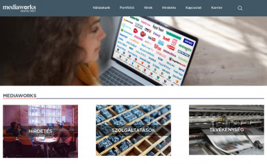 mediaworks.hu screenshot