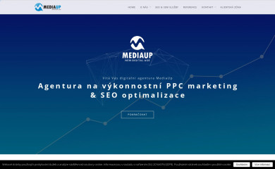 mediaup.cz screenshot