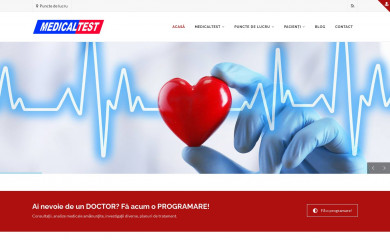 medicaltest.ro screenshot