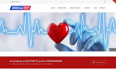 medicaltest.ro screenshot
