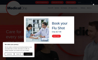 medicalone.com.au screenshot