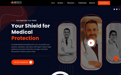medicoshield.com screenshot