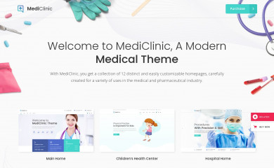 https://mediclinic.qodeinteractive.com/landing screenshot