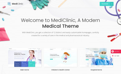https://mediclinic.qodeinteractive.com/landing screenshot
