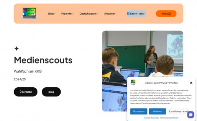 medienscouts-kkg.de screenshot