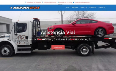medinagruas.com screenshot