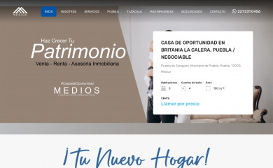mediosinmobiliaria.com screenshot