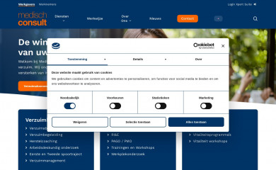medischconsult.nl screenshot