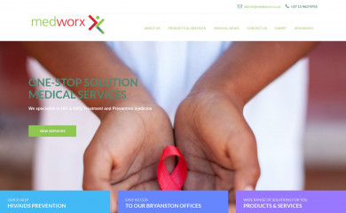 medworx.co.za screenshot