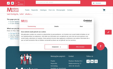 meekersmedical.nl screenshot